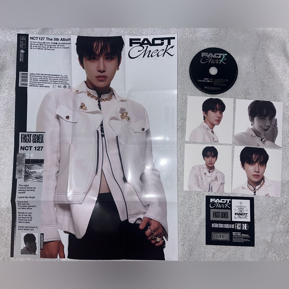 NCT 127 - The 5th Album “Fact Check” (Poster Ver.) Jungwoo